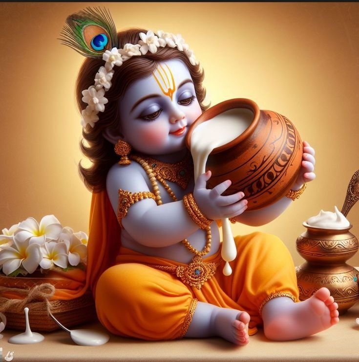 Beautiful Lord Krishna Profile Picture