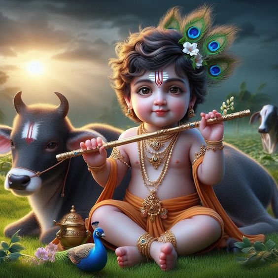 Beautiful Lord Krishna Profile Picture