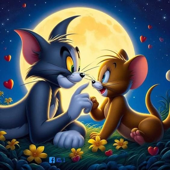 Cute Tom and Jerry Forever Whatsapp Dp Images