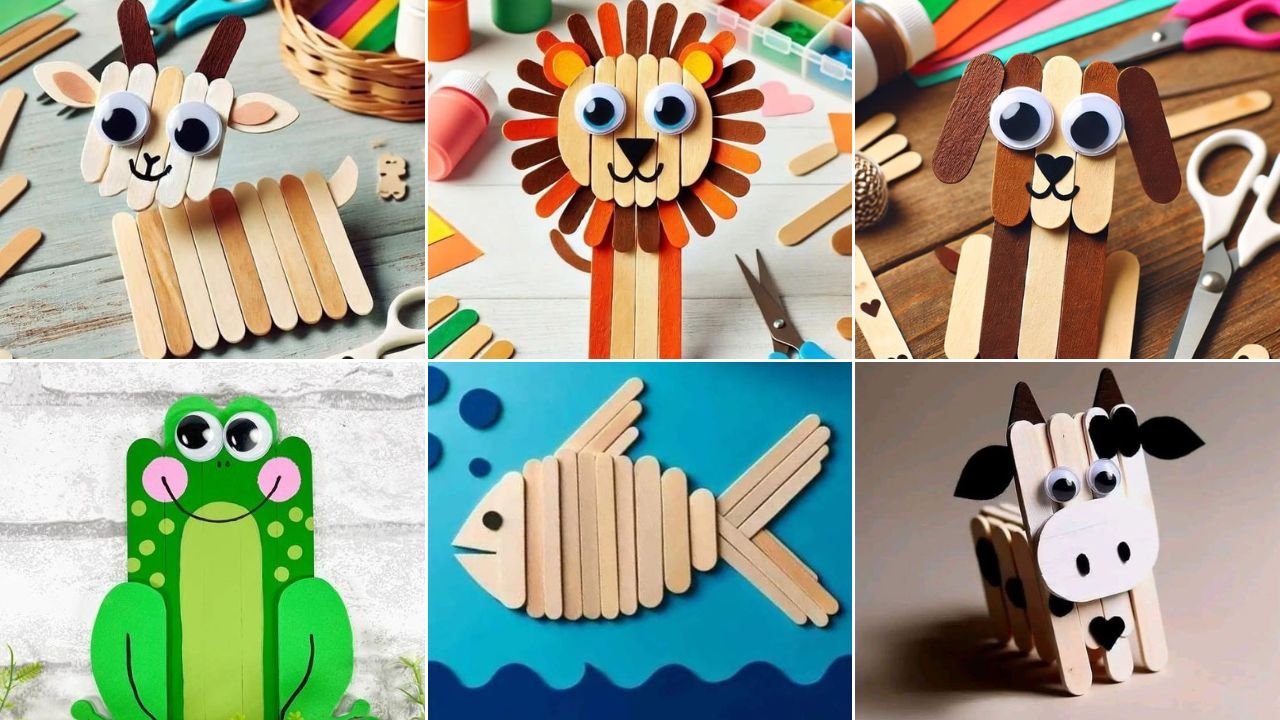 Top 50 Amazing Animal Popstick Craft Ideas for Kids