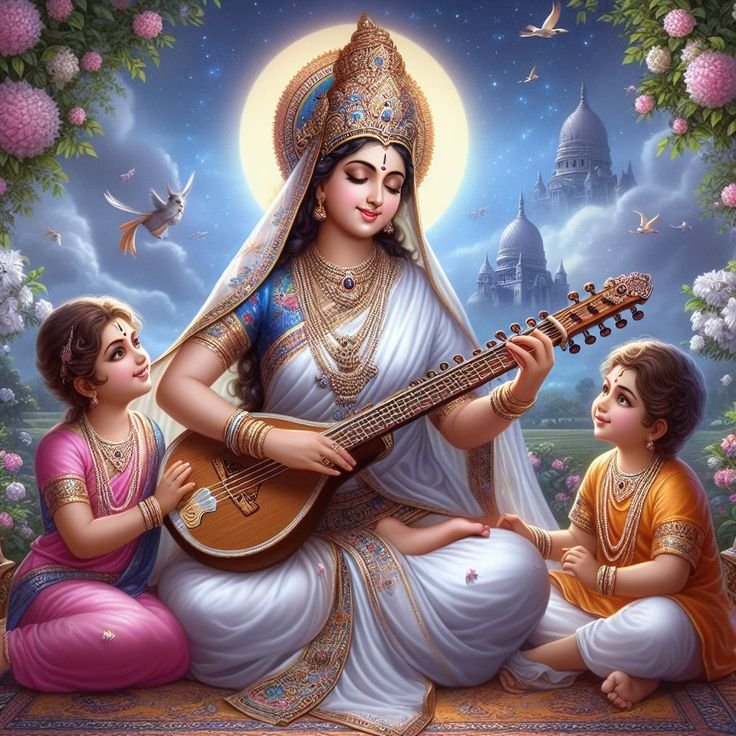 goddess saraswathi Dp images