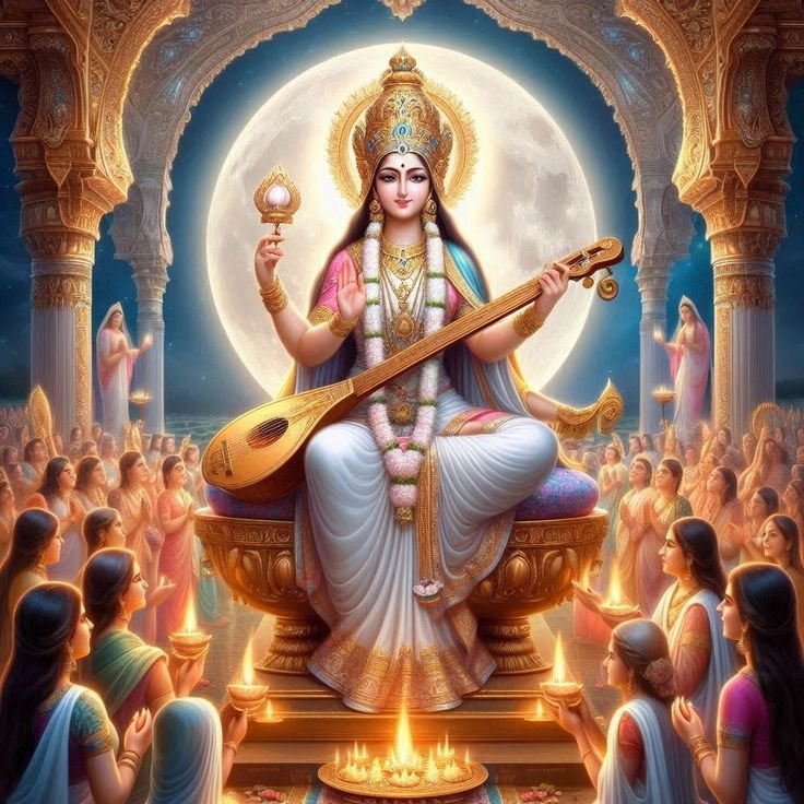 Maa Saraswati Devi Dp images