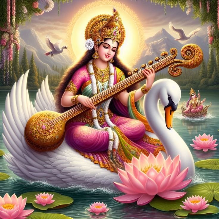 Maa Saraswati Devi Dp images