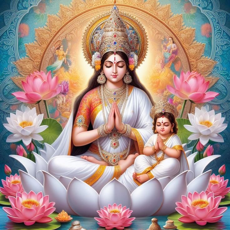 Maa Saraswati Devi Dp images