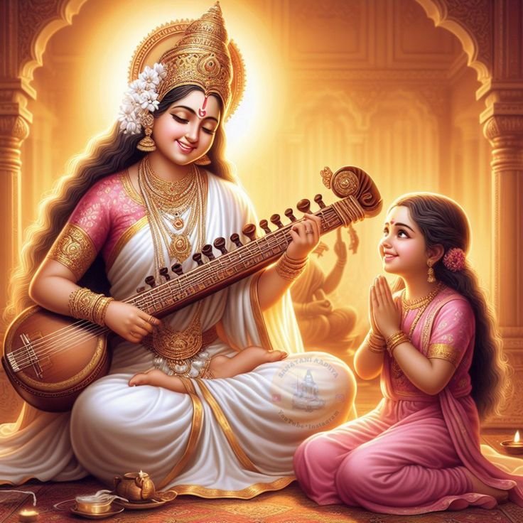 Maa Saraswati Devi Whatsapp Dp images