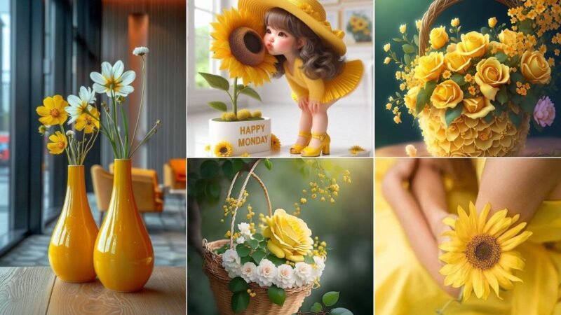 stunning yellow colour whatsapp dp images