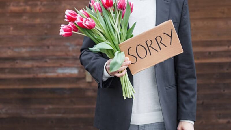 Some tips to apologize in cute ways….