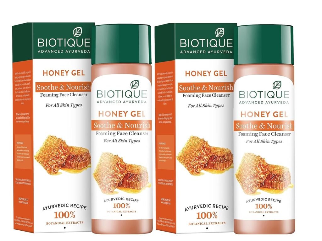 Biotique Bio Honey Gel Refreshing Foaming Face Cleanser