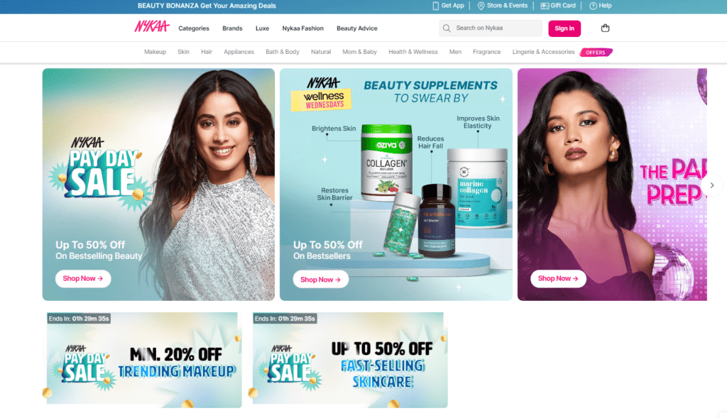 Online Beauty Stores