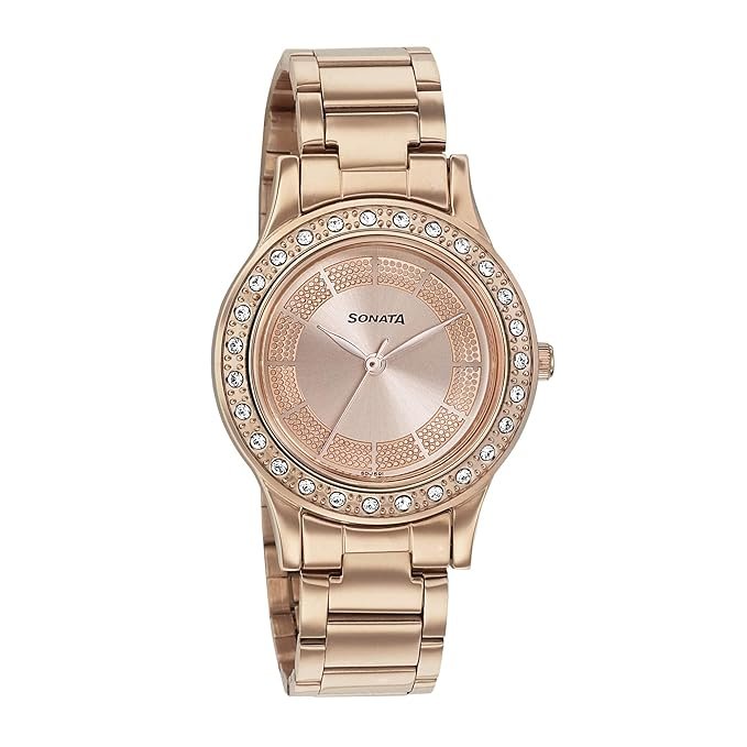 Sonata Gold Dial Women’s Watch