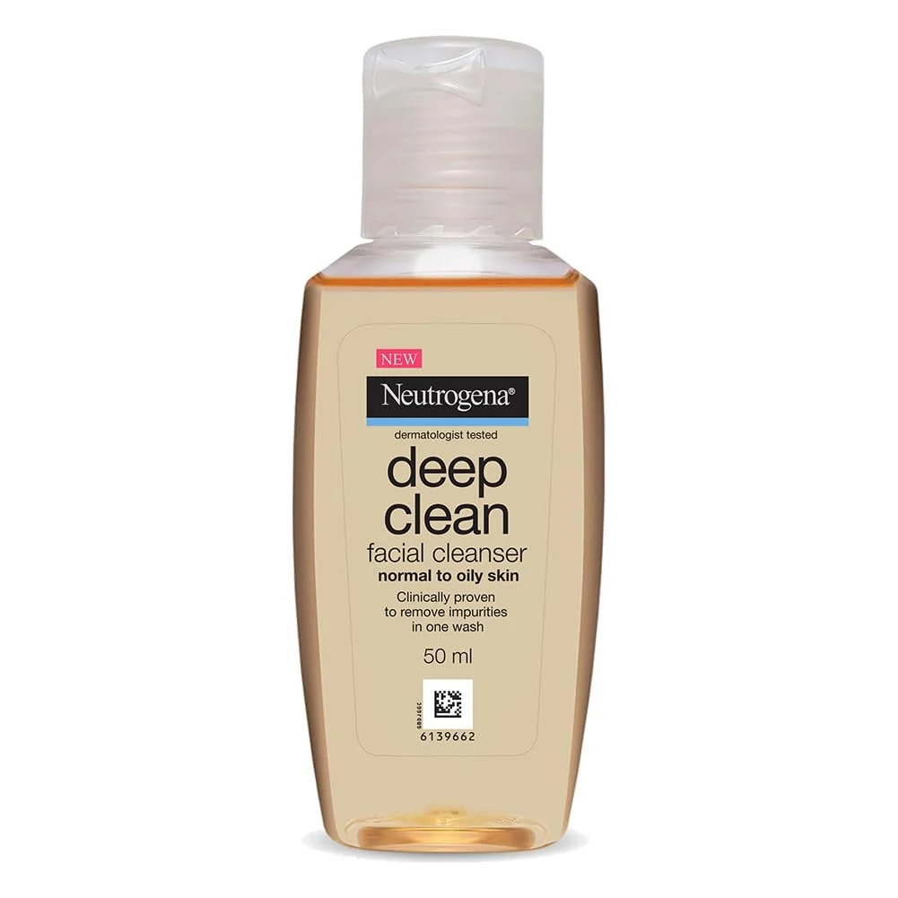 Neutrogena Deep Clean Facial Cleanser -Popular Face Wash Brands