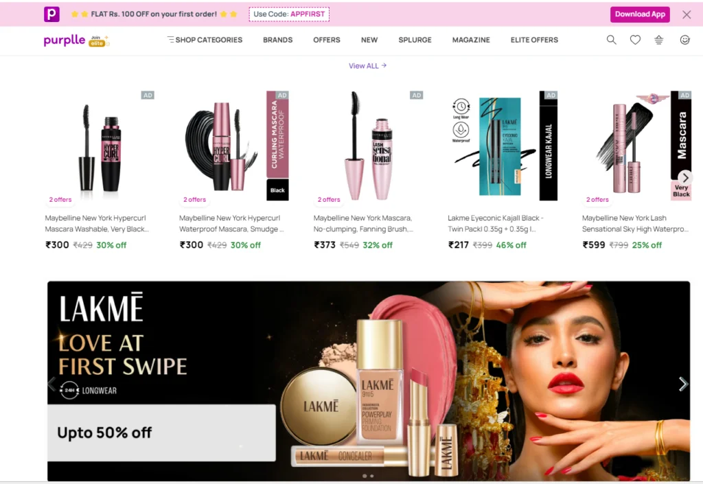 Best Online Beauty Stores in India