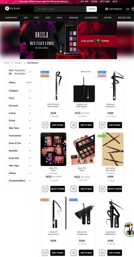 Online Beauty Stores